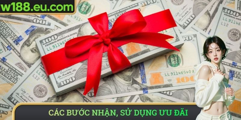 Các bước nhận, sử dụng ưu đãi